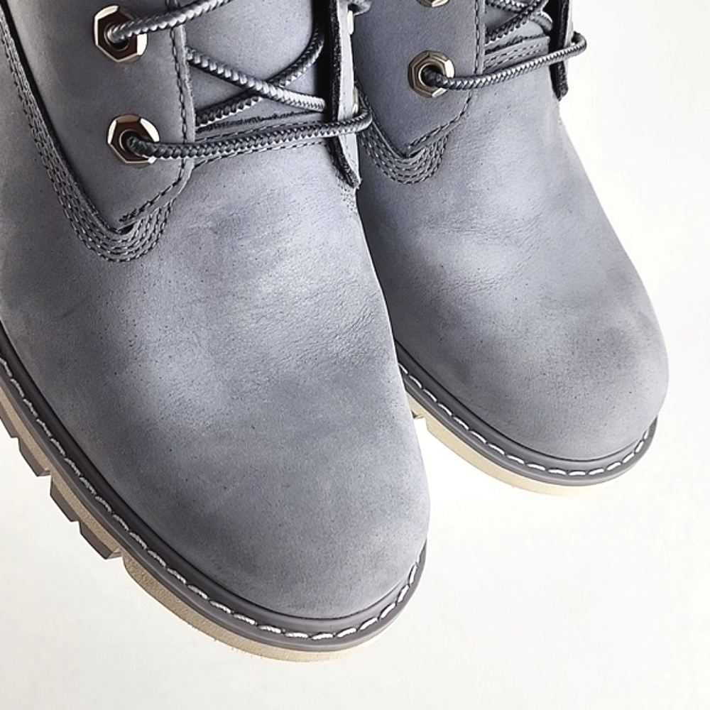 Timberland Women's Lucia Way Waterproof Grey Nubuck Leather Ankle Boots Size 9W - Picture 8 of 15
